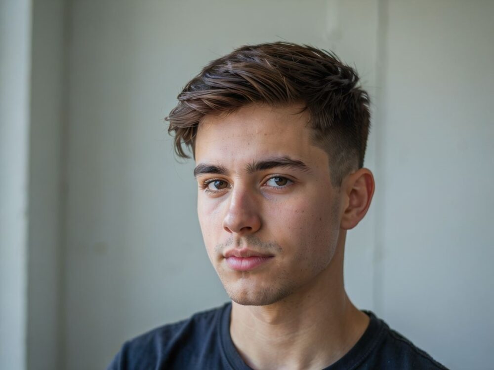 modny cięcie podgolone boki