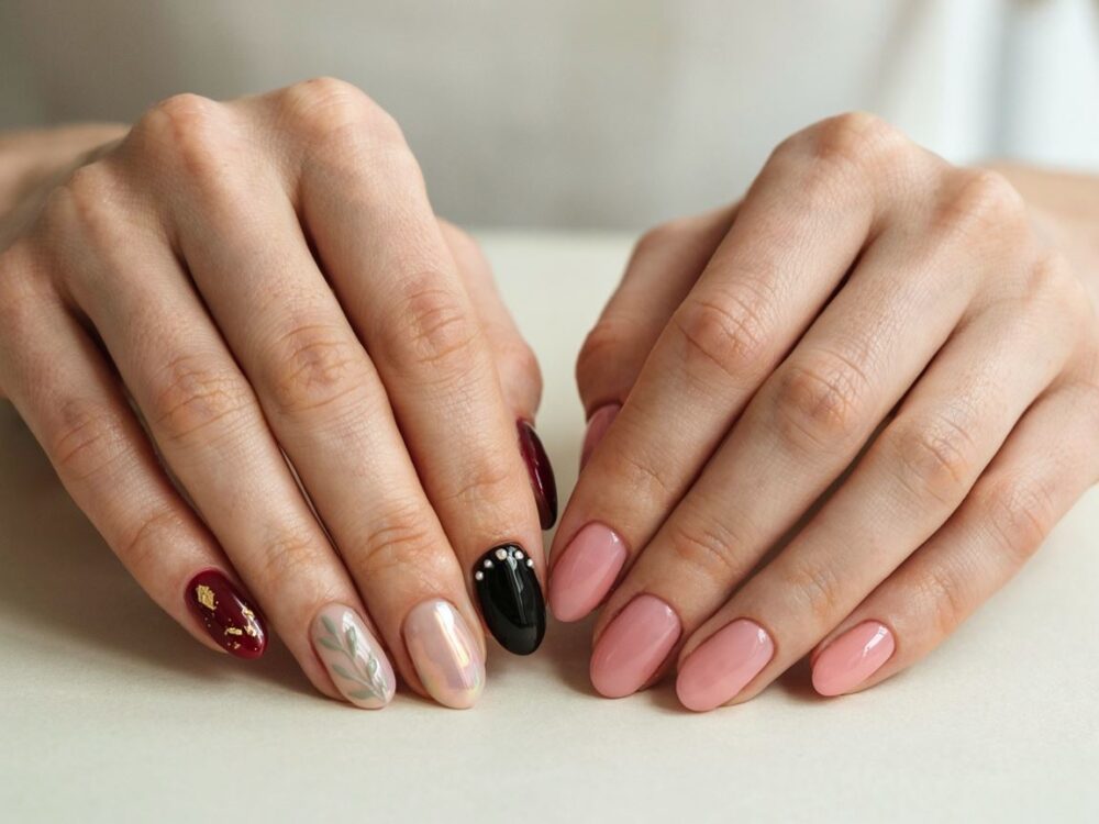porównanie manicure kombinowanego i zwykłego